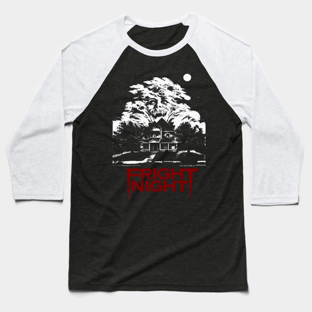 Fright Night Baseball T-Shirt by amon_tees